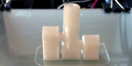 Linear Valve 3D Printed in Polycarbonte